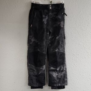 Weatherproof Black Camouflage Cargo Pants